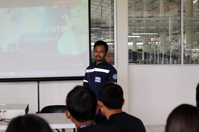 Instalasi Fire Alarm PT Mas Sumbiri Kendal