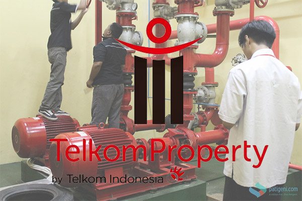 Inspeksi Pompa Pemadam Telkom Property Semarang