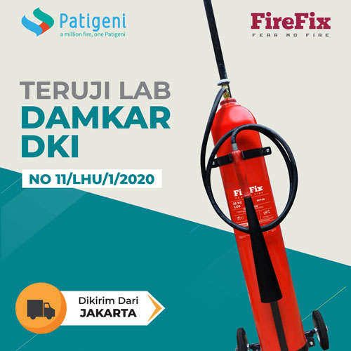 Harga Pemadam Api Berat 25 kg CO2 bersertifikat DAMKAR DKI