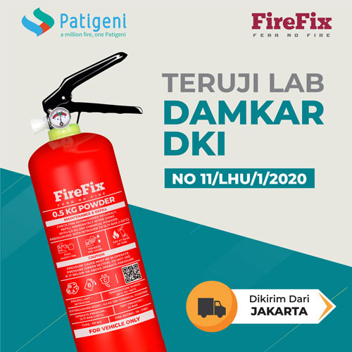 jual apar mobil Firefix 0,5 Kg sudah teruji lab damkar
