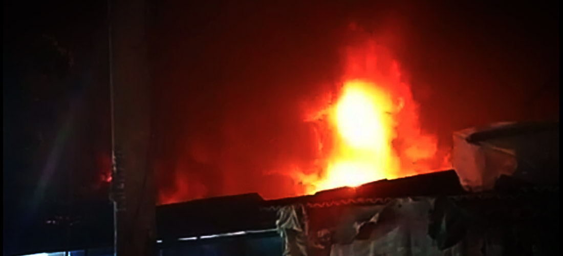 kronologi Pabrik Styrofoam Bogor Terbakar