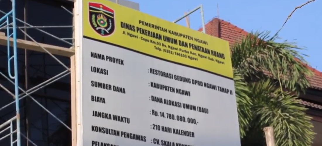 DPRD Ngawi - Proyek DPRD Ngawi