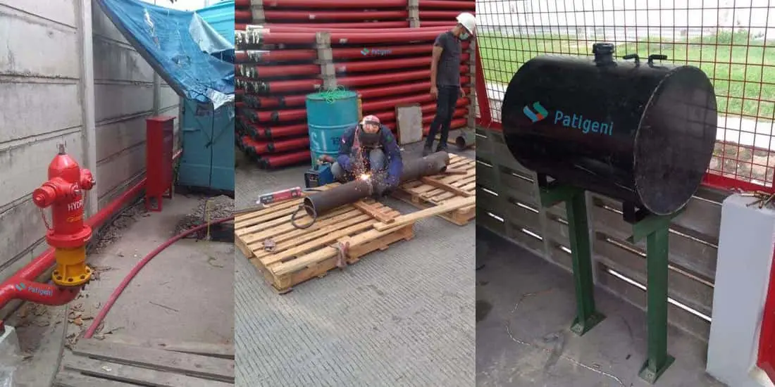 instalasi fire protection di pt ccsi indonesia