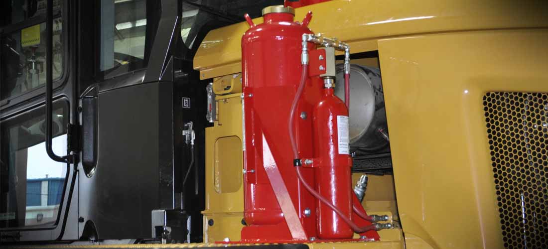 fire suppression system alat berat