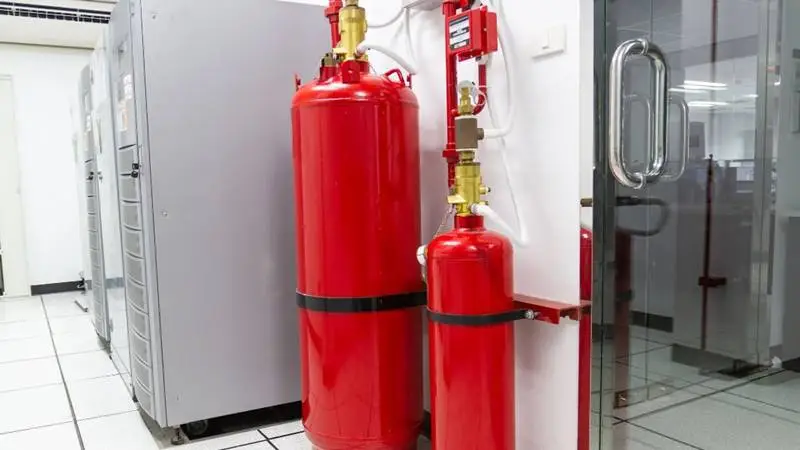 fire suppression system in office