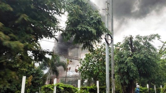 Kebakaran Gardu Listrik Cempaka Mas