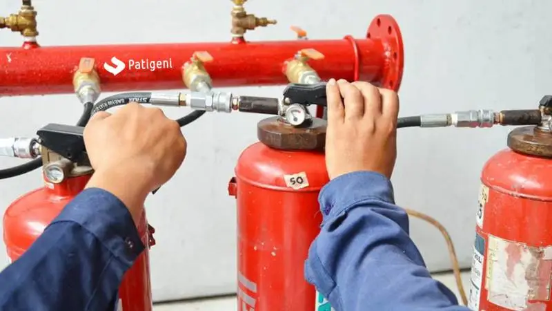 hydrotest tabung APAR Patigeni