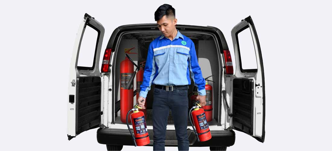 Refill APAR Kendal bisa antar jemput