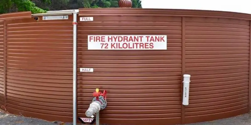 water tank hydrant